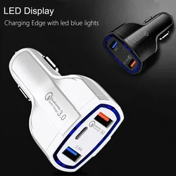 Dual usb QC3.0+PD fast car smart battery charger USB Charger Quick Charge 3.0 for car