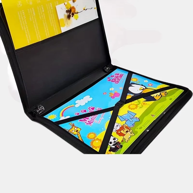 Foska Professional School PP Expandable Art Portfolio Folder Carrying Case With