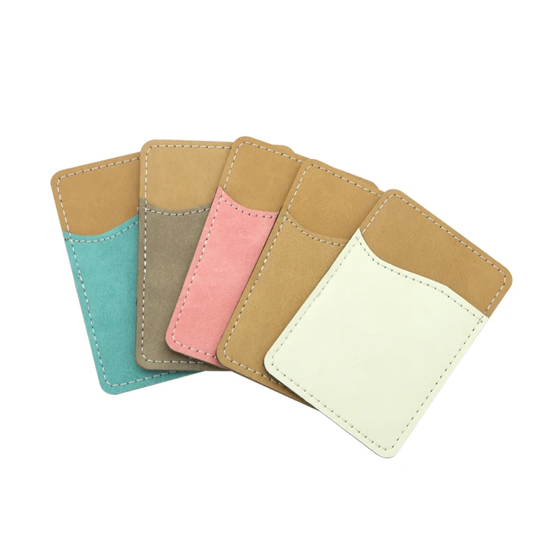 DIY Sublimation Blank Leather Card Holder Wallet for Mobile phone