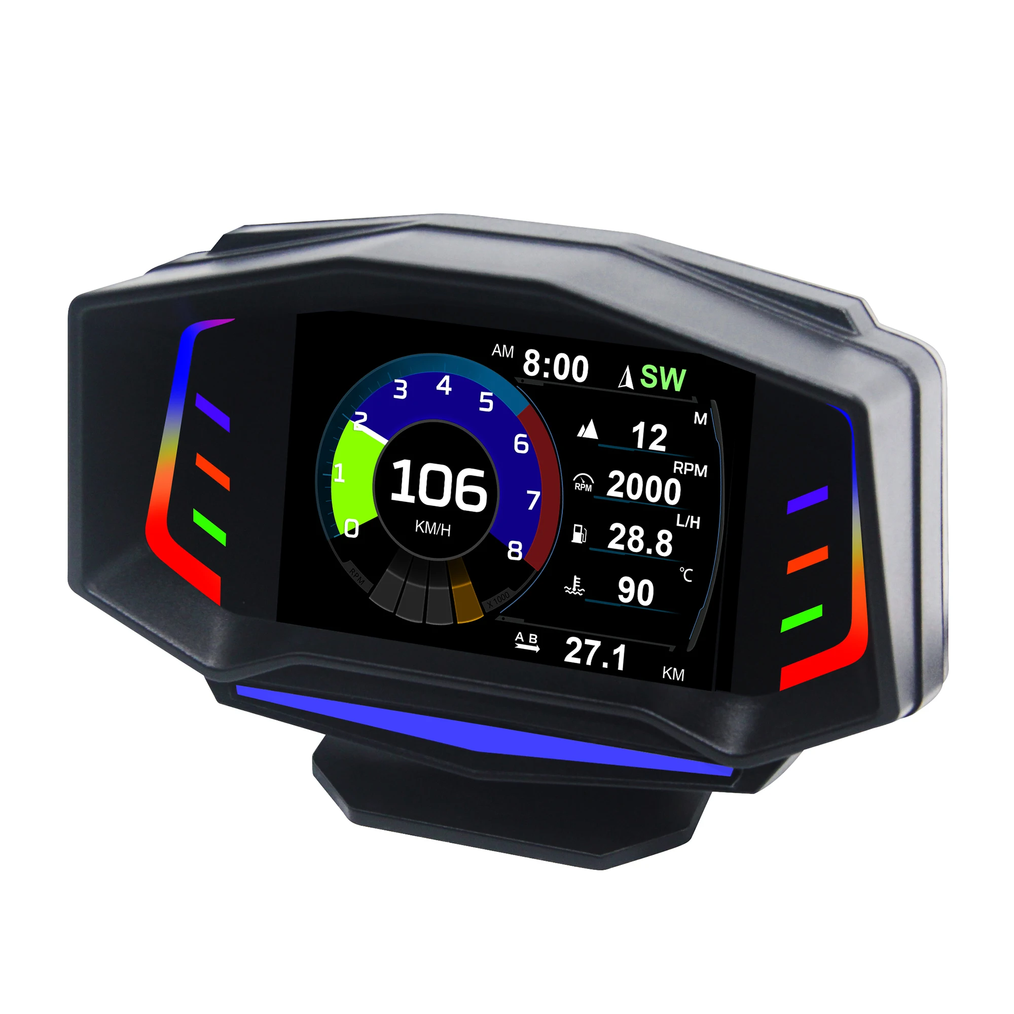 Wins Novelty 2023 Hot Sell HUD AP-8 OBD2 GPS for Car with Glare Shield Head up Display OEM Lighter