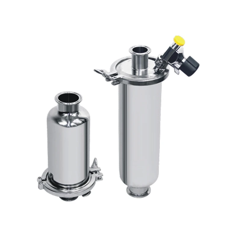 DONJOY 1'-4' Pipe Filter Food Grade Stainless Steel 304 316L Sanitary Straight Type Filter Pharmacy Indutry Water treatment