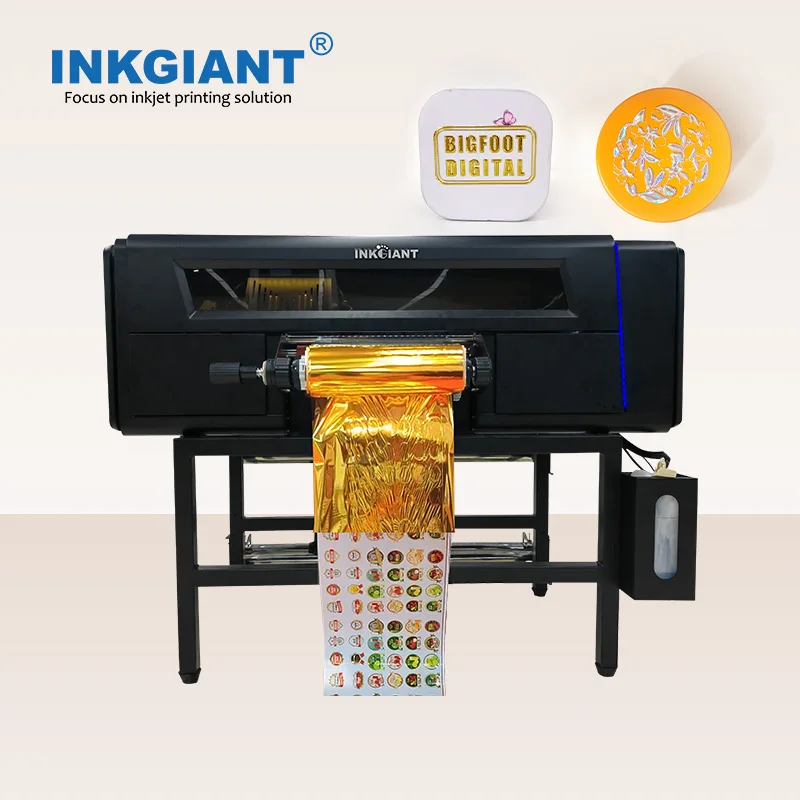 Цифровая печатная машина INKGIANT A2 TX800 высокого качества 42 см УФ dtf принтер горячего тиснения