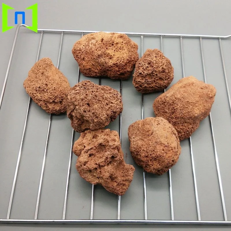 BBQ gas grill lava stone