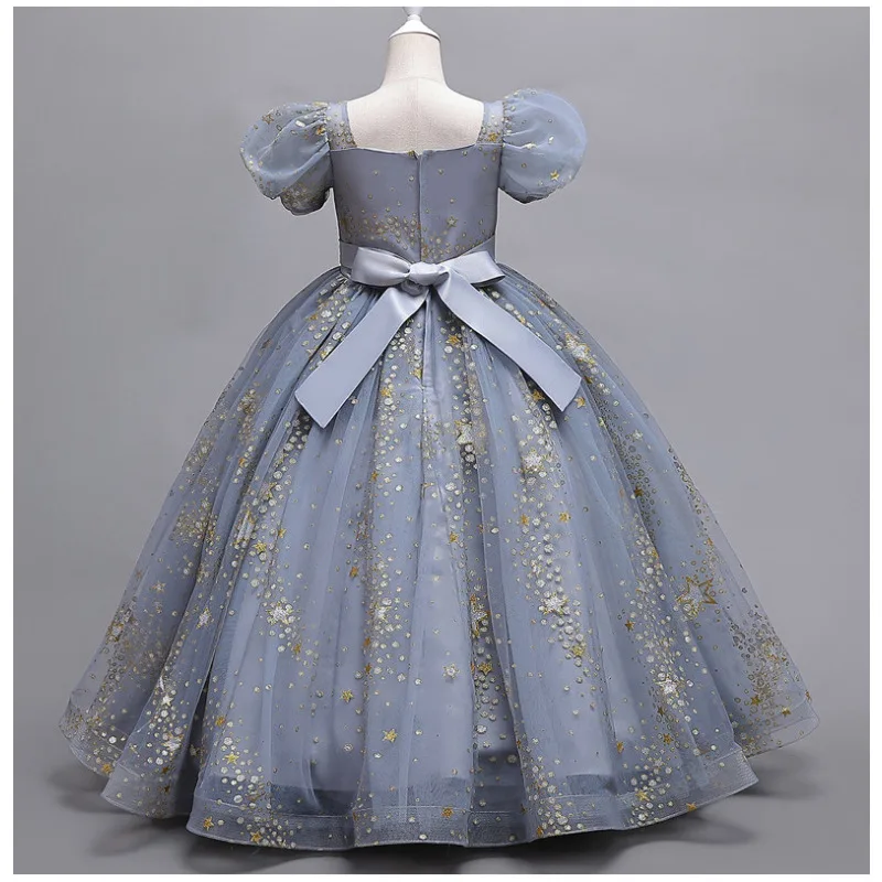 Toddler Girls Dresses 2-12 Years Children Clothing Party Frock Design Elegant Sequin Ball Gowns for Girls 10 Years Old Luxury