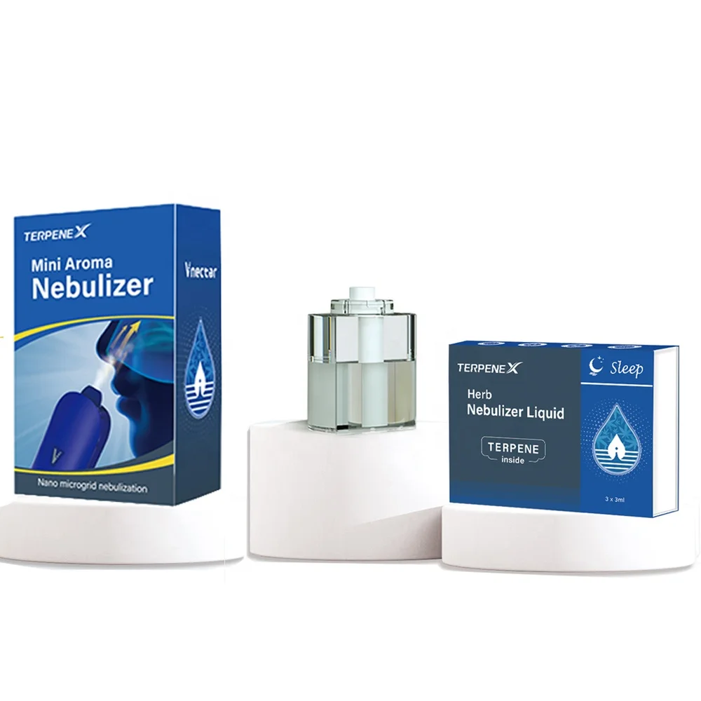 Sleeping Aid 100% Herbal Terpenes Aroma Help Fast Deep Sleep Liquid Mini Portable Inhaler