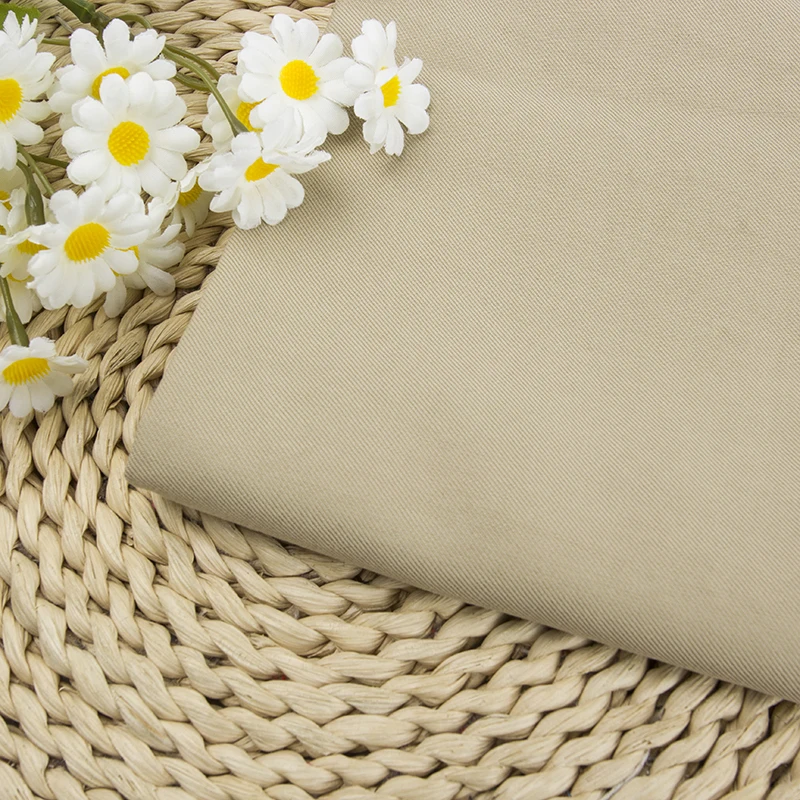 Best sellers woven twill wholesale blend organic cotton tencel lyocell fabric for clothing