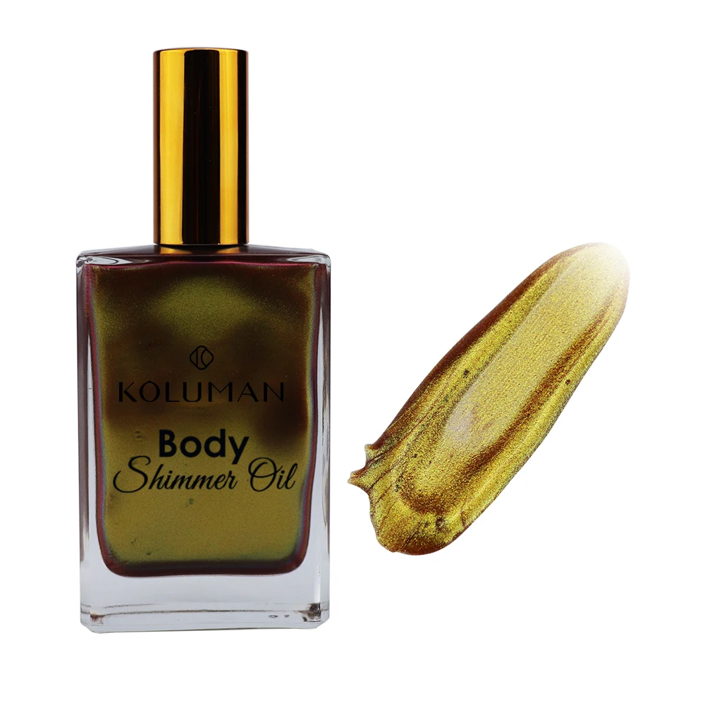 OEM/ODM Private Label Vegan Tanning Oil Private Label Custom Organ Shine Body Oil  Organic Shimmering Oil