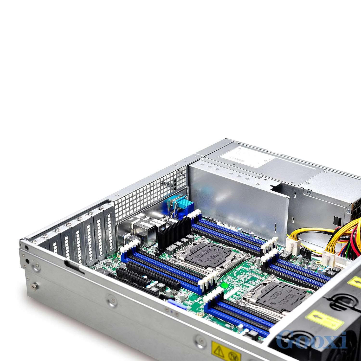 2U 12bays server case rackmount chassis with 670mm depth storage chassis