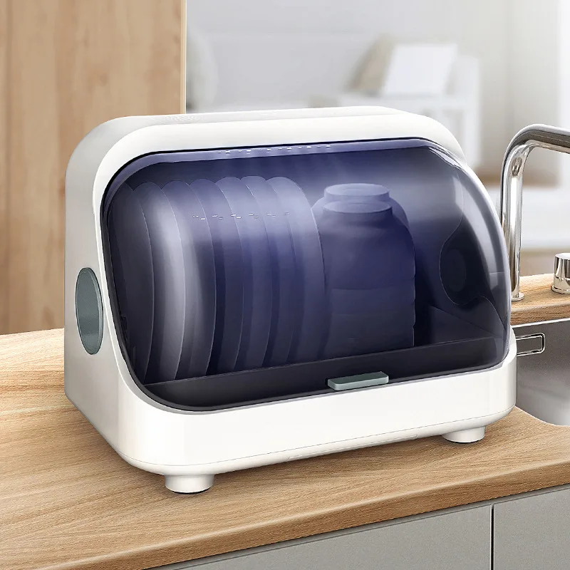 Кухонные УФ-стойки для дезинфекции посуды с крышкой многофункциональная сушилка