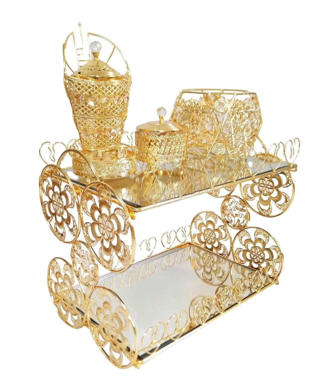 Средний Восток, популярный, новый, необычный, металлический, Эфиопский кофейный сервиз с чашками для кофе и блюдцами