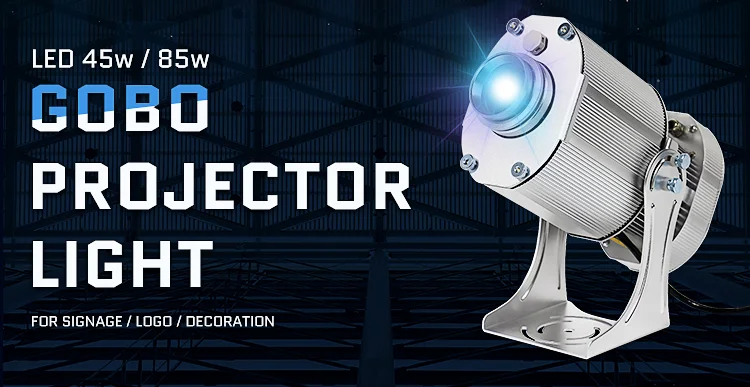 Outdoor Advertising 80 Watt Logo Projector Led Rotating Gobo Christmas Projector Lights