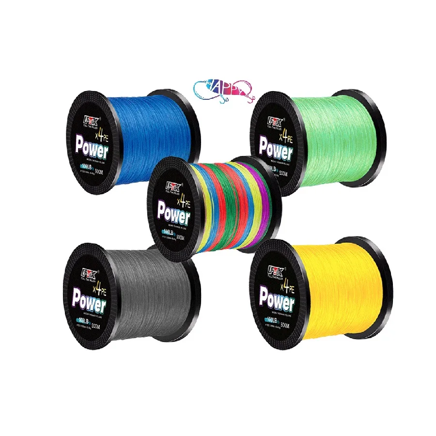 FTK 8 фунтов до 100 300 м/500 м супер сильная 4 плетеная рыболовная леска из ПЭ волокна заказной монфиламентная