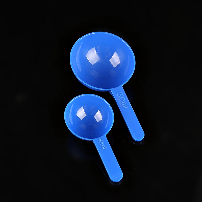 
Factory price 10ml/30ml plastic coffee powder spoon blue small powder spoon 