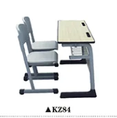 School Furniture Double Desk and Chairs Popular second hand school furniture for sale KZ84