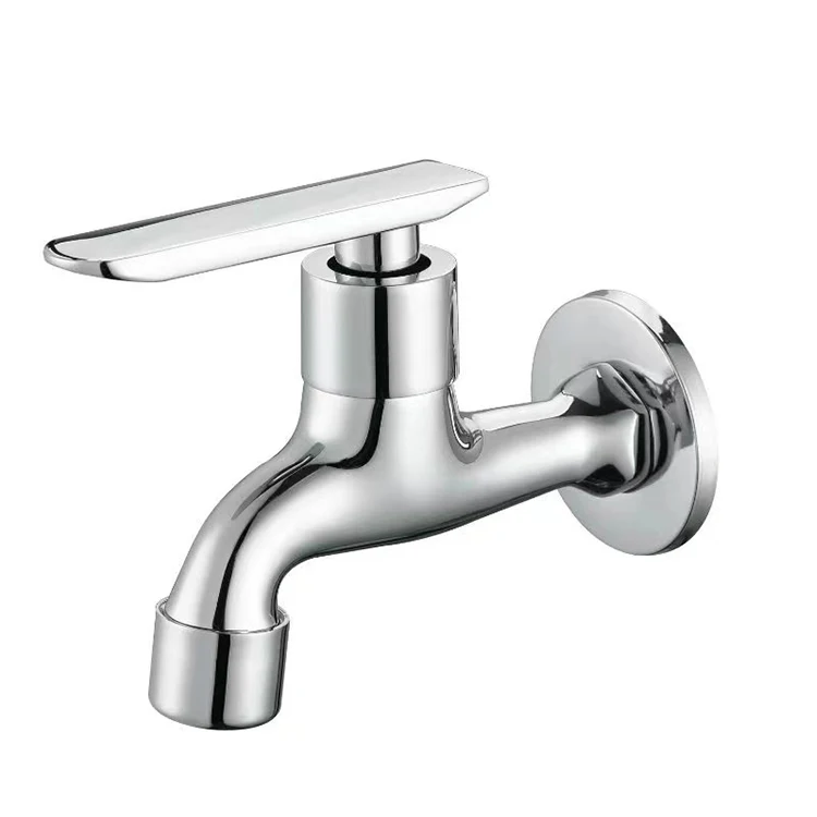 China Manufacture Wall Mounted Brass Bathroom Bibcock Taps Brass Bibcock Water Tap