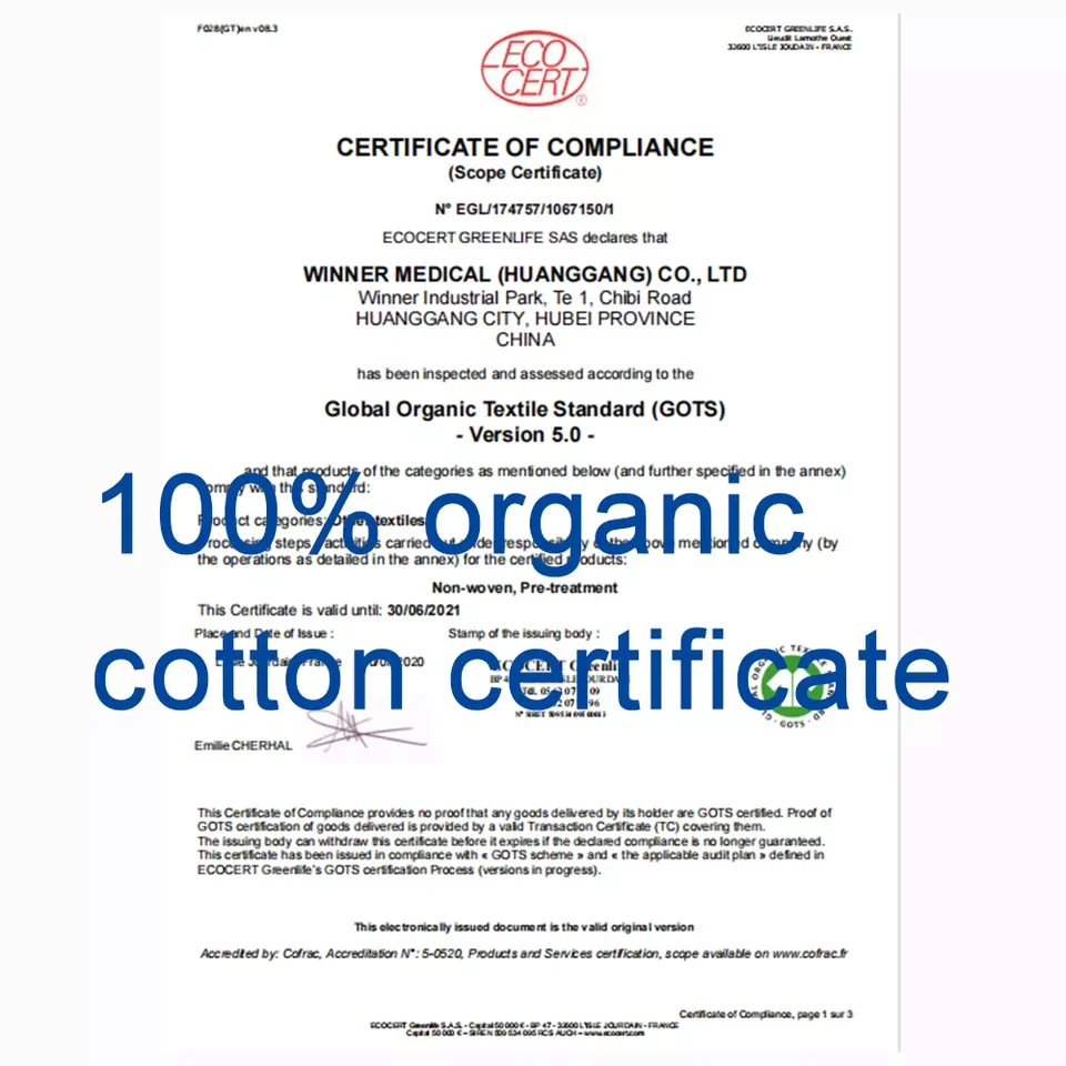 High absorption Disposable super absorbent Anion pure cotton cheap sanitary pads for women