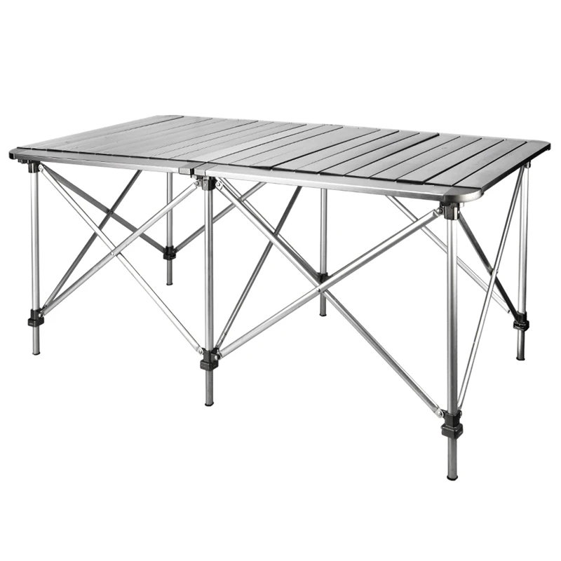 Портативный складной алюминиевый стол BRS-Z32 Outdoor с регулируемыми ножками, легкий стол для кемпинга, складной стол для барбекю, оборудование для кемпинга