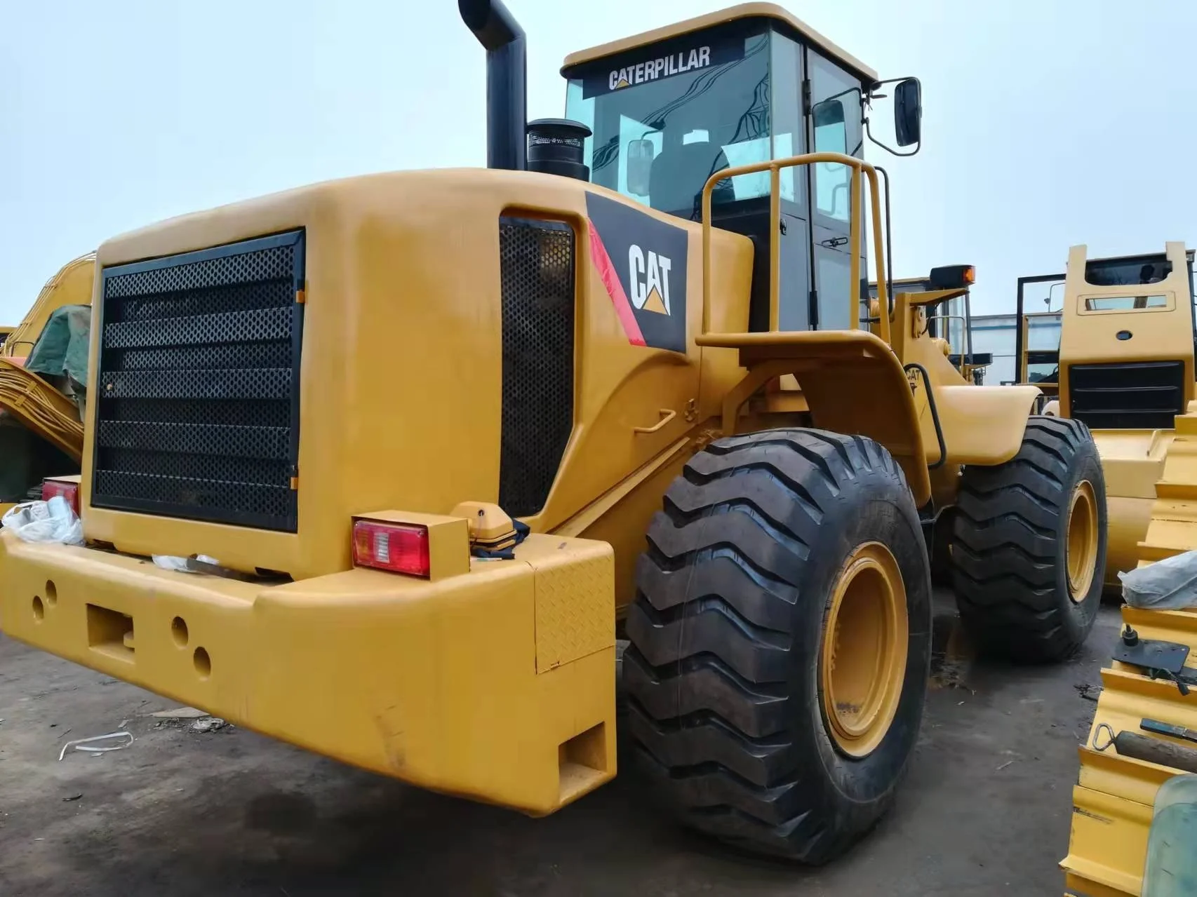 Тяжелая машина марки США недорогой б/у фронтальный погрузчик cat 966h caterpillar 966