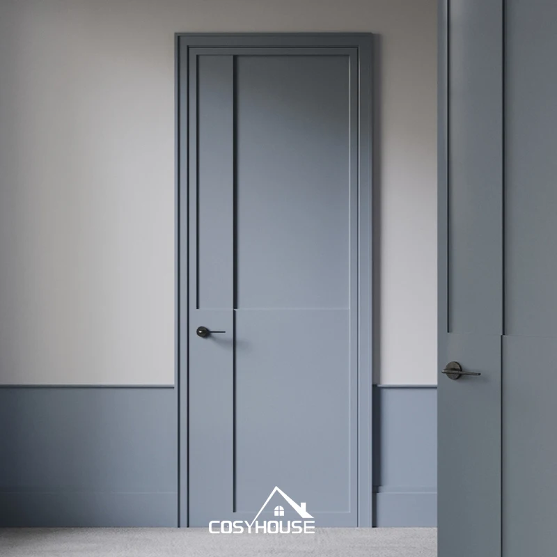 Malaysian standard wooden flush doors laminated interior doors for bedroom soundproof waterproof plywood door