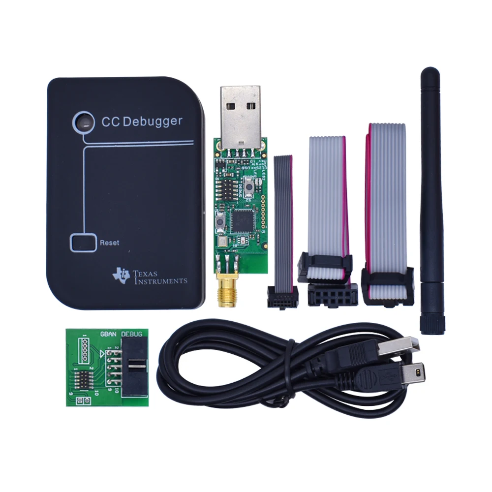 SZYJ CC Debugger ZIGBEE emulator CC2531 CC2540 Sniffer Wireless Board Bt 4.0 Dongle Capture USB Programmer Downloader Cable