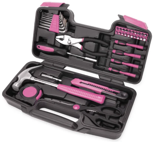 Women kid  Li-ion Battery  Cross border 4.2V mini folding USB lithium rechargeable  electric screwdriver tool set 5 pack