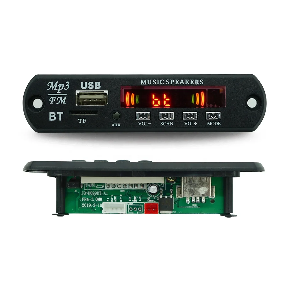 Беспроводной USB MP3-плеер с поддержкой BT 12 В Модуль платы декодера