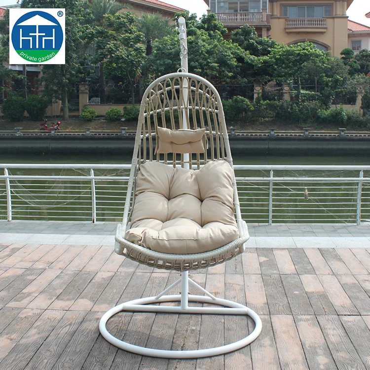 Cheap price indoor outdoor acrylic modern hanging swing chair bamboo patio rattan wicker egg swing clear chair