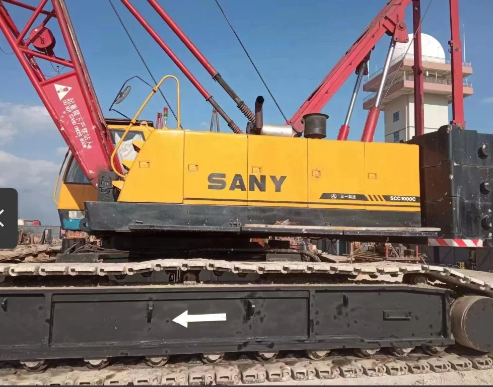 100ton Sany Used crawler crane SCC1000C used Sany crawler crane 100TON for sale
