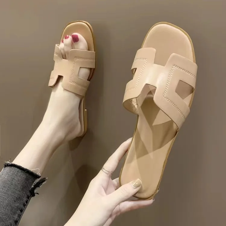 Wholesale Summer sandal for women sexy flat Shoes slippers sandals  blank women slides sandals for women and ladies