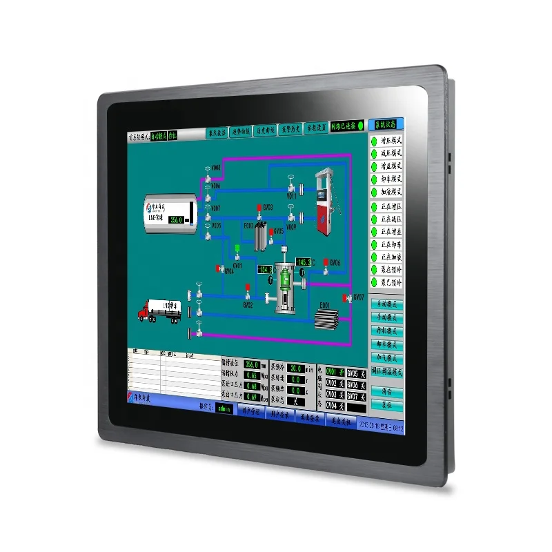 7 10,4 12 23,8 дюймов высокая яркость IP65 водонепроницаемый 12 В Панель Крепление HD MI монитор промышленный дисплей емкостный сенсорный монитор