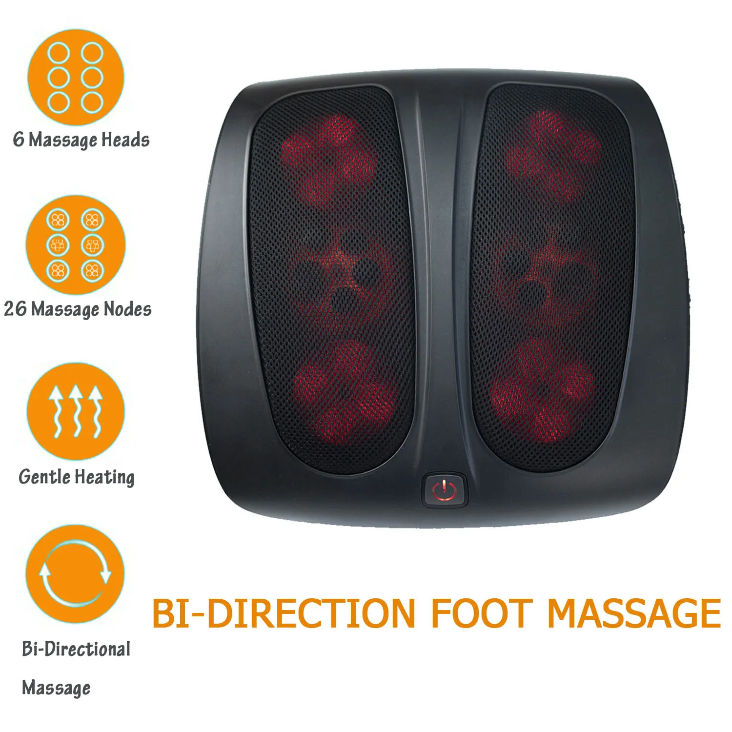 COMFORTLIFE Shiatsu Acupuncture Foot Warmer Massager Korea Massage Shoes Roller Wood Machine For Feet Massage