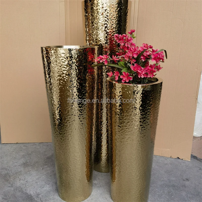 Custom Metal Steel Flower Pots Modern Design large Long Plant Pots / Corten Steel Planter