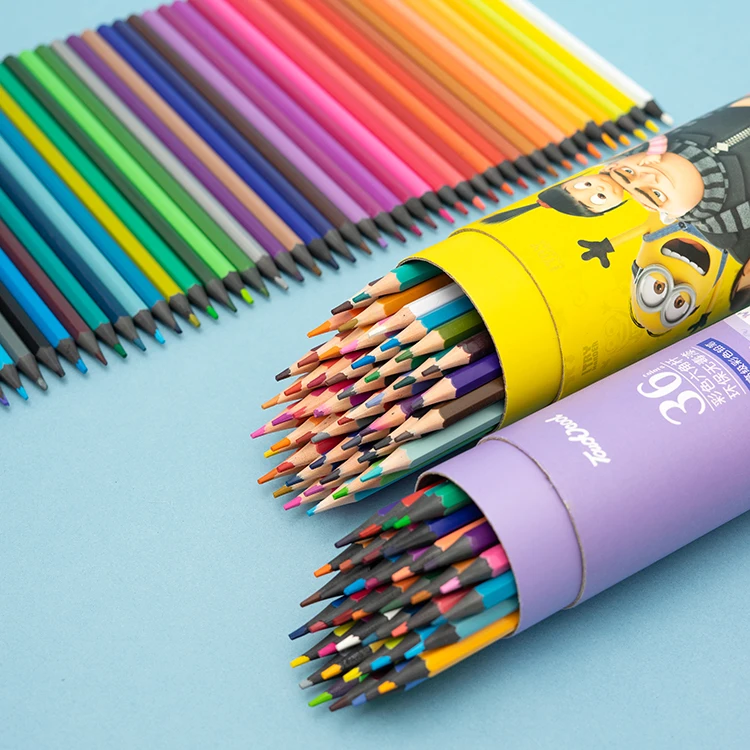 Oem Pattern  60 Colors Pencil School Stationery Set Children Art Watercolor Pencil Set for School Supplier