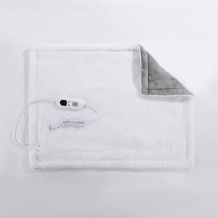 80x60cm electric knee blanket Custom rechargeable heated blanket throw  electric blanket    FROM Ainik