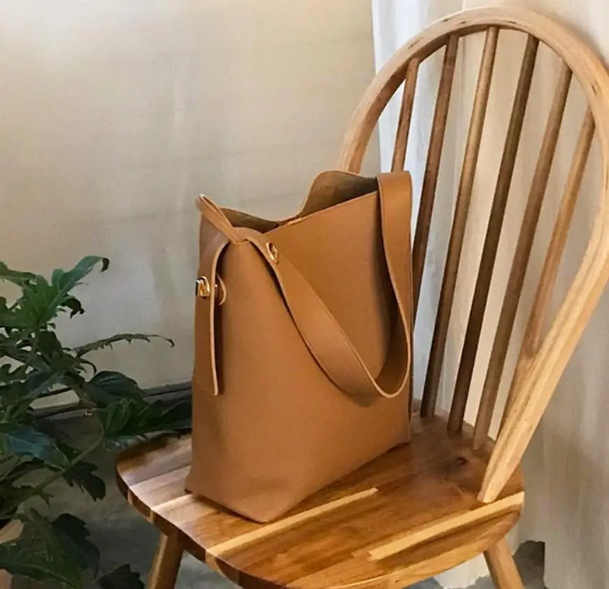 2023 alibaba wholesale fashion PU leather handbags bucket large, new design French luxury winter woman leather handbags tote