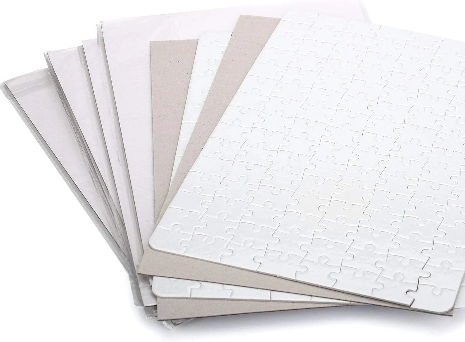 FSC custom Creative diy customise printing sublimation UV machine cardboard puzzle blank 300 500 1000 pieces  jigsaw puzzle box