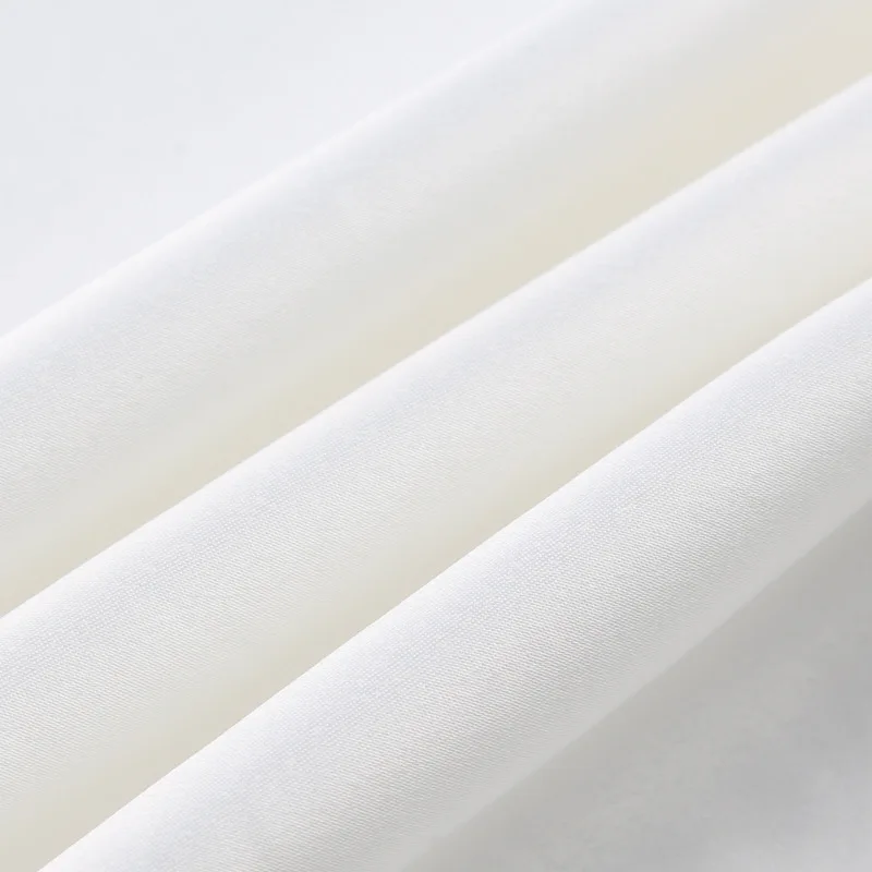 Factory Price 100% Polyester Recycled Satin-Fabrics 2024 White Bridal Stretch Silk Satin Fabric for Wedding Dress
