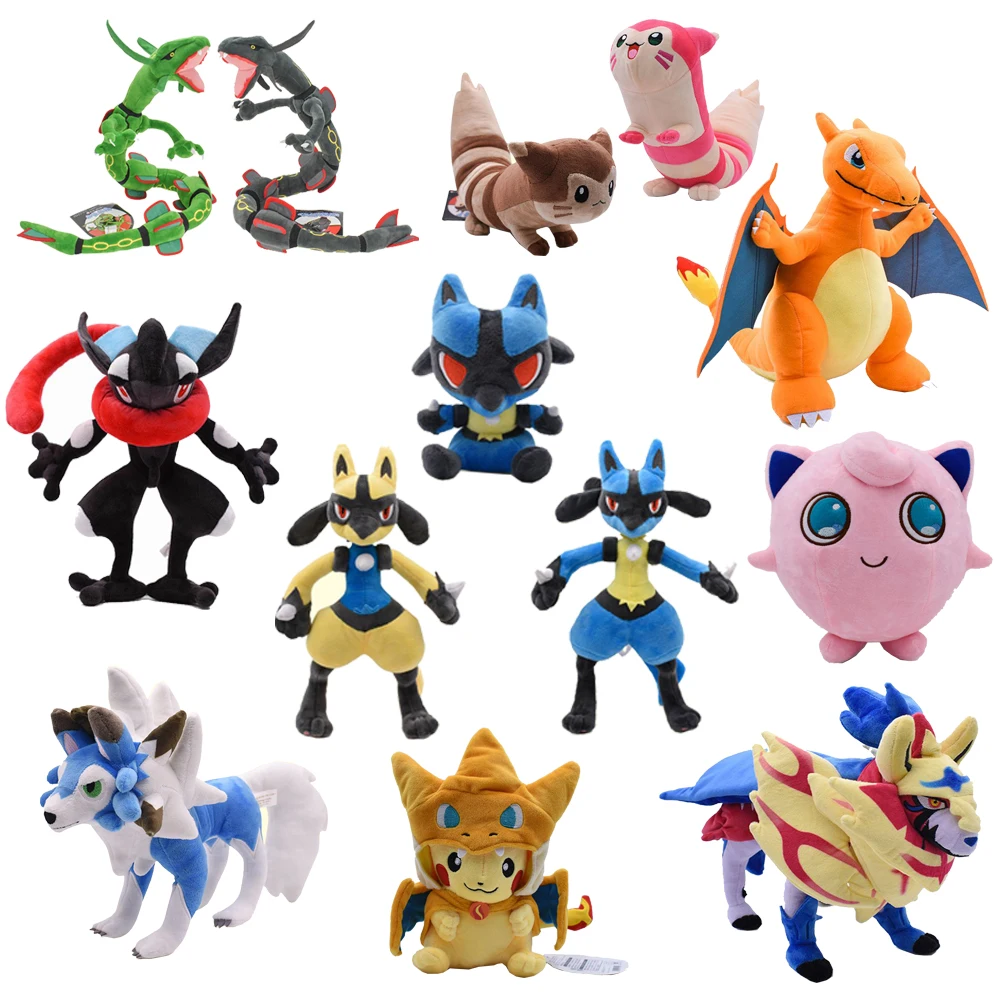 Wholesale Popular Cute Cartoon Pocket Monster Plush Figure Doll Kawaii Stuffed Animal Toys Pokemon Plush Toys with Tags
