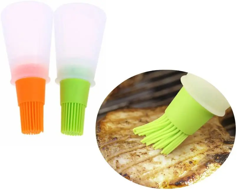 Organo Silicon Pastry Baking Brush Barbecue Sauce Cured Meat Varnish Honey Oil Bottle With A Brush