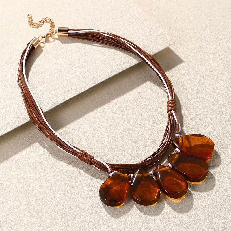 hot selling  clear beads necklace