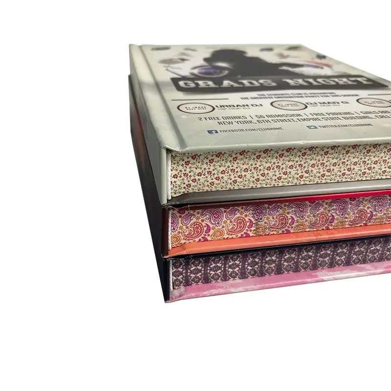 Sprayed Edges Novel Printing Service Custom Logo Classic And Binding A5 Customized Hardcover Book Printing With Slipcase