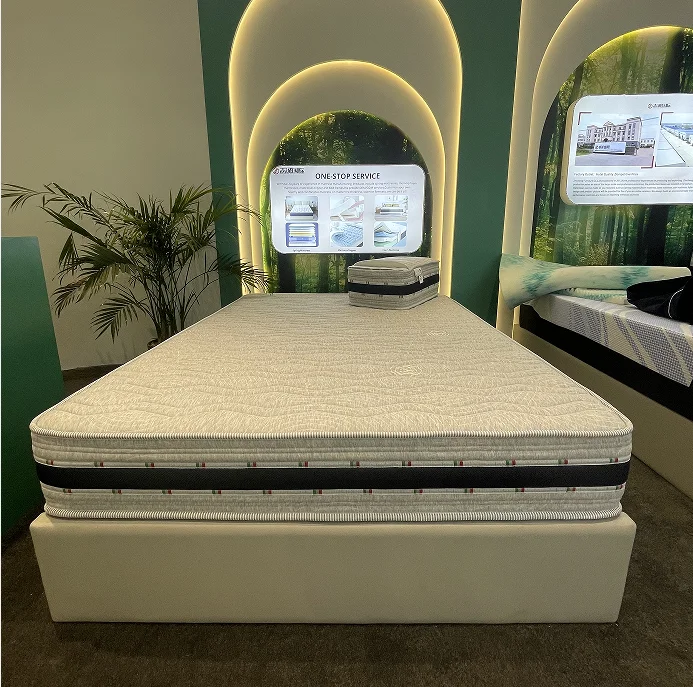 Italian classic style foam Box mattresses mix cooling gel memory foam infused 9 zone independent pocket spring Firm