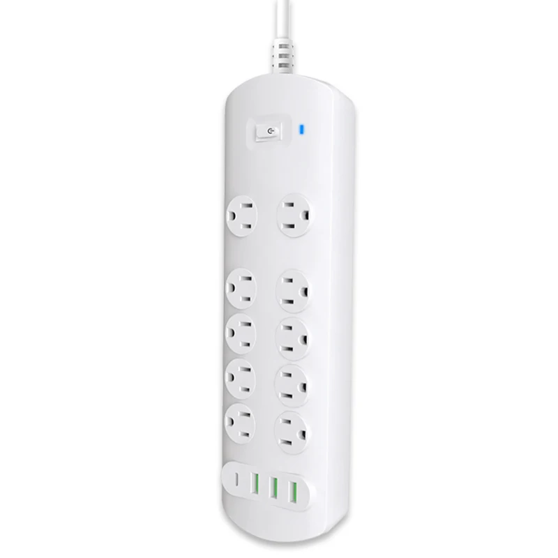 Amazon supplies American regulatory overload protection socket multifunctional USB socket home office power strip socket