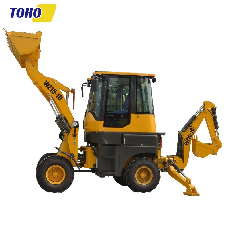 Погрузчик экскаватор WZ15-10 4 2 тонн мини-экскаватор-погрузчик