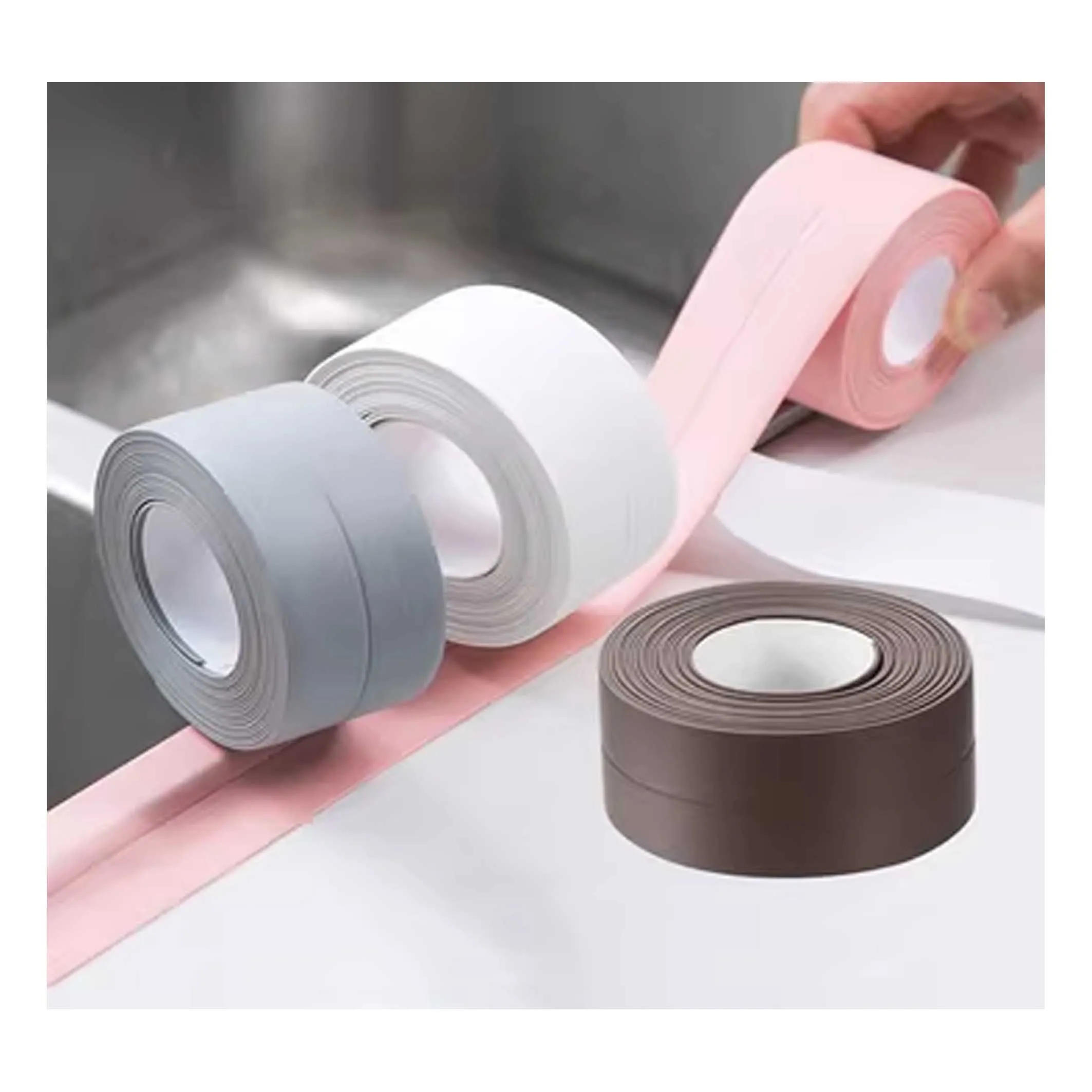 Self-Adhesive 3D PVC/ABS/Acryl Edge Banding Tape for Cabinets Furniture Accessories for MDF Panel for Wood Plastic Melamine