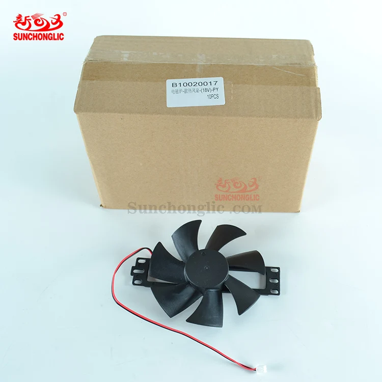 Sunchonglic high quality commercial induction cooker cooling fan 18v DC frameless fan brushless cooling fan