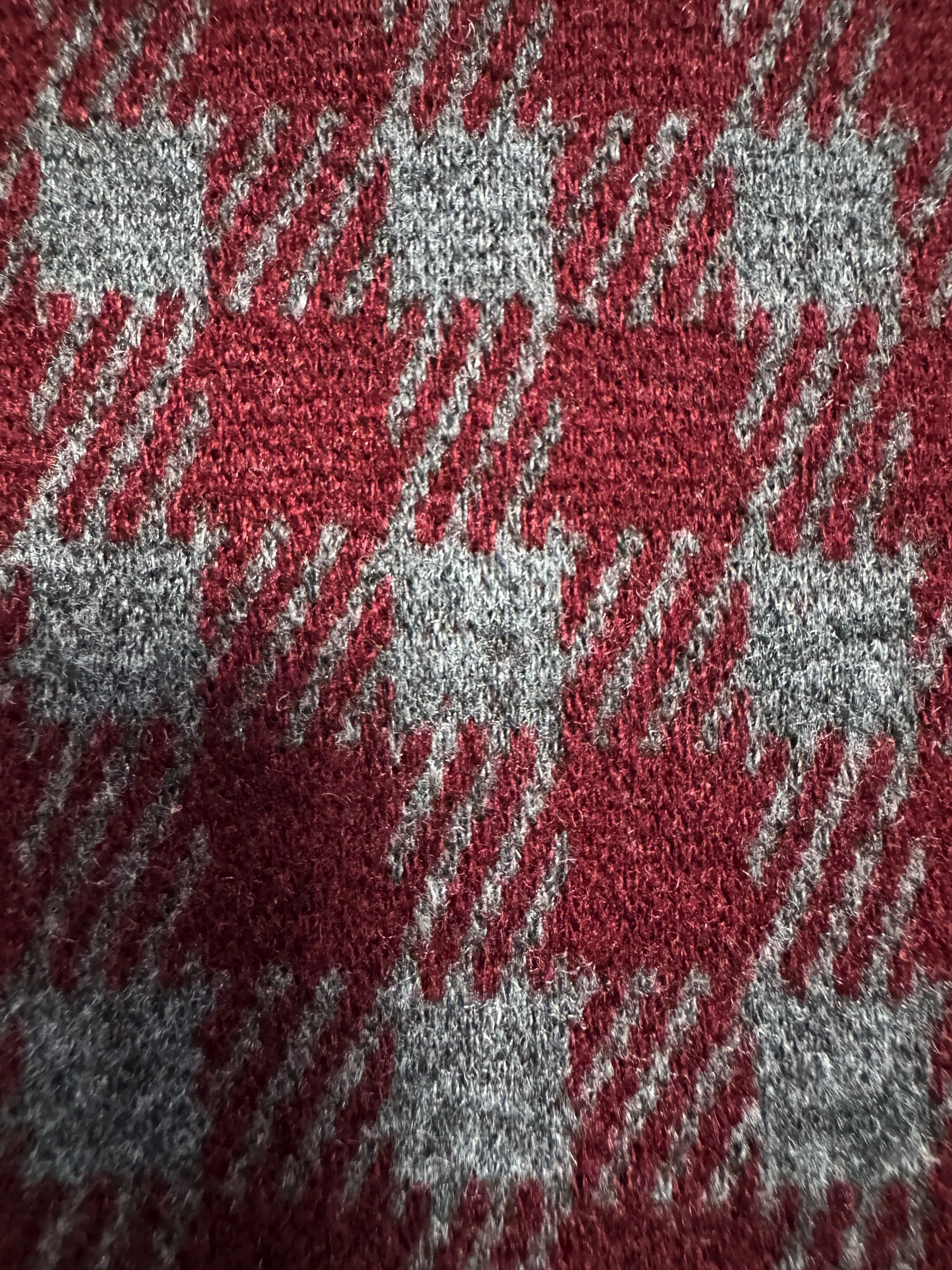 Jacquard Woolen Tweed Fabric  Dyed Garments Home Toys Bedding Upholstery Bags Uniforms