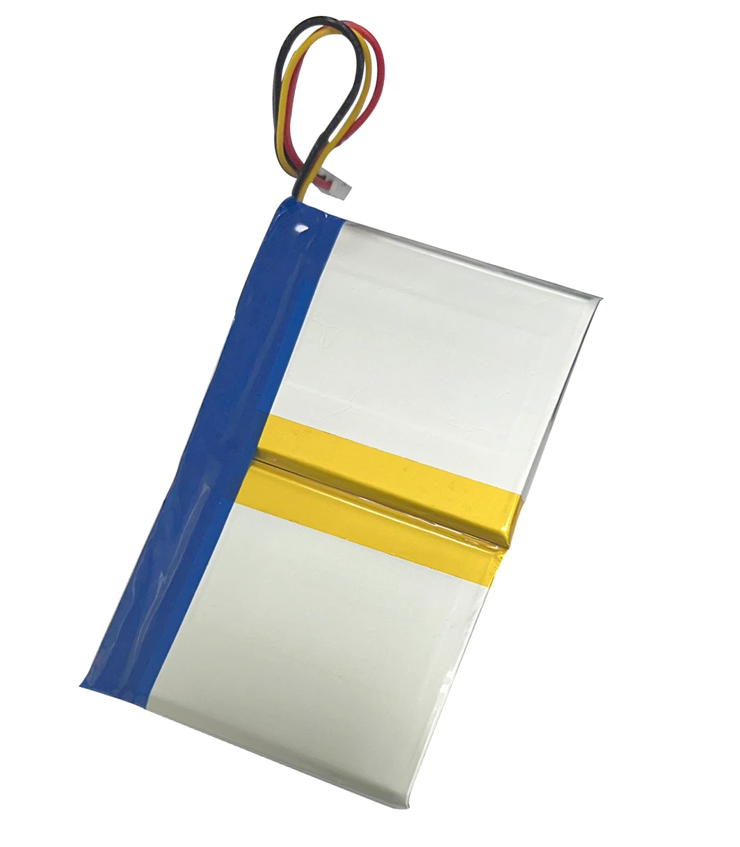 505465-7.4V-2500mAh-2S1P плоская Квадратная Структура достаточной емкости перезаряжаемая литиевая полимерная батарея