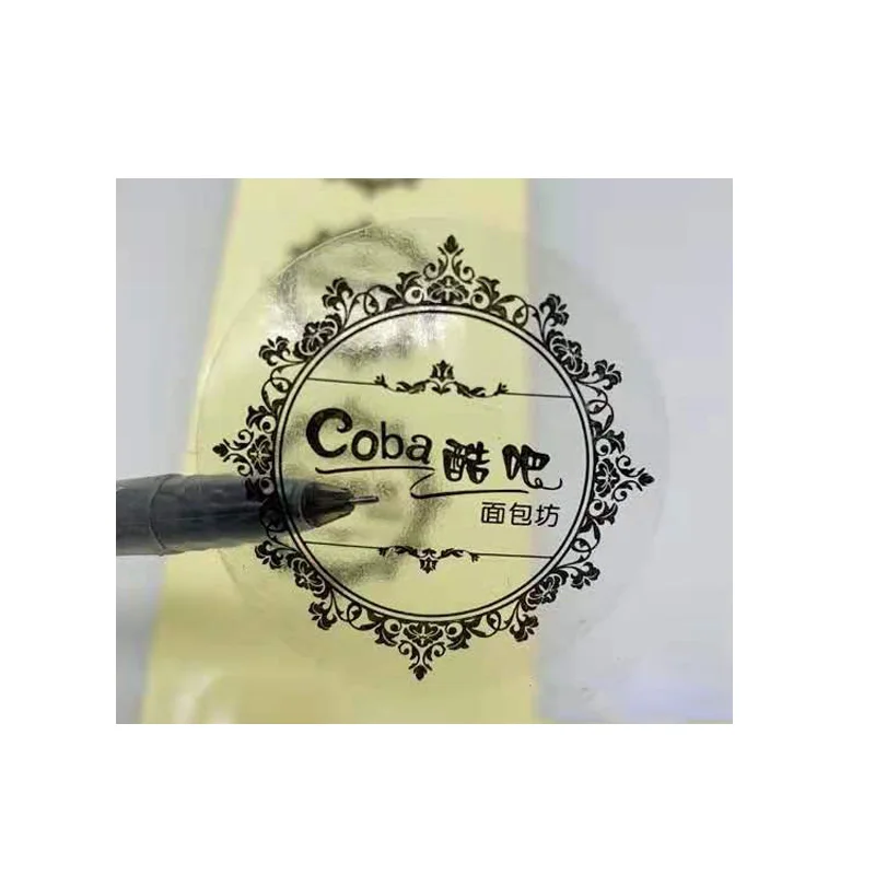 
Прозрачная Водонепроницаемая прозрачная ПЭТ ПВХ БОПП виниловая бутылка с эффектом потертости, самоклеющаяся наклейка для еды или косметики 