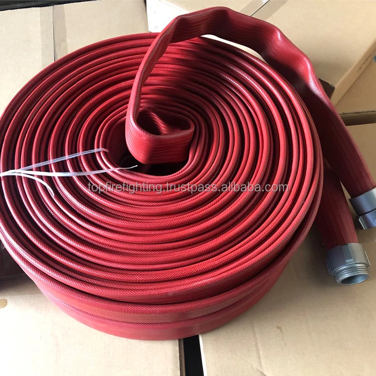 High Pressure Rubber Hose Pipe 2.5 Inch Lay Flat Fire Fighting Hose